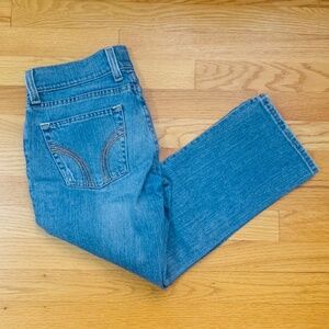 Hollister medium blue capri jeans